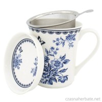 Blue butterfly mug