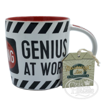 Genius at Work retro mug