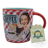 Have a coffee retro mug