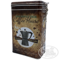 House Coffee retro tin