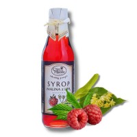 Syrup of raspberry with linden