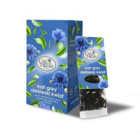 Box Earl grey niebieski kwiat