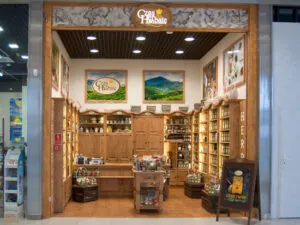 The entrance to the Czas na Tepa store in the Skende Shopping center in Lublin.