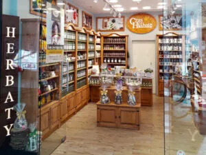 The interior of the Czas na Herbatê store in the Ferio Wawer shopping center in Warsaw.