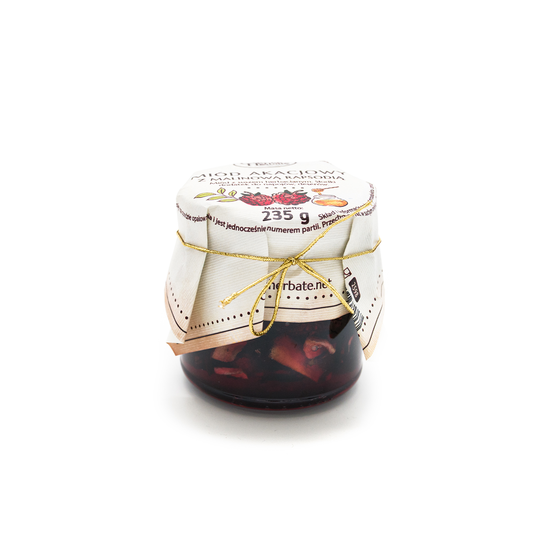 Acacia honey with Raspberry Rhapsody 235g