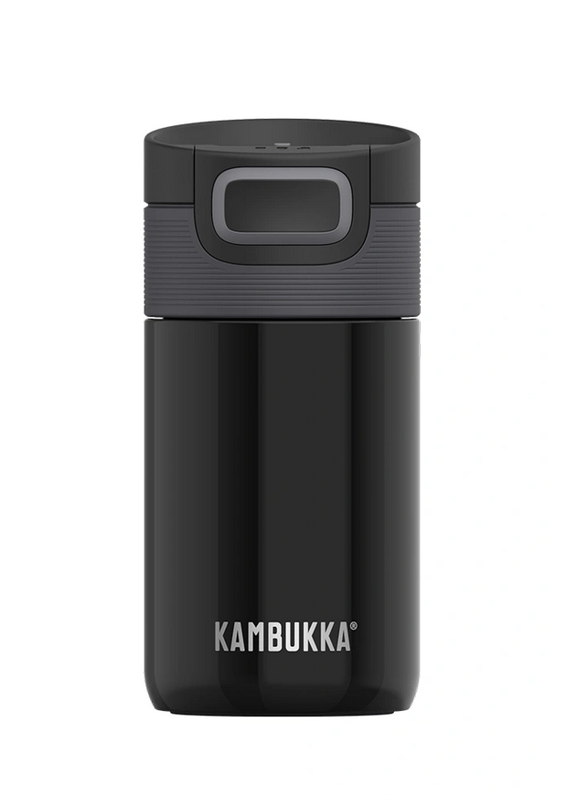 Czarny kubek termiczny Kambukka