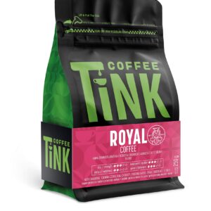 Black Coffee Tink package with pink label