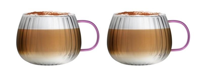 Szklanki Tulip różowe ucho - obrazek 2