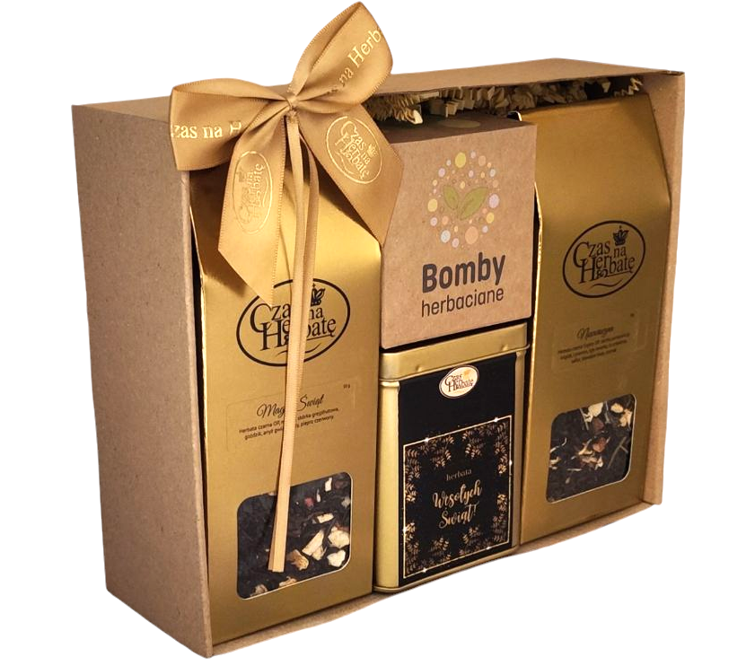 Zestaw herbaciany złoty - obrazek 2