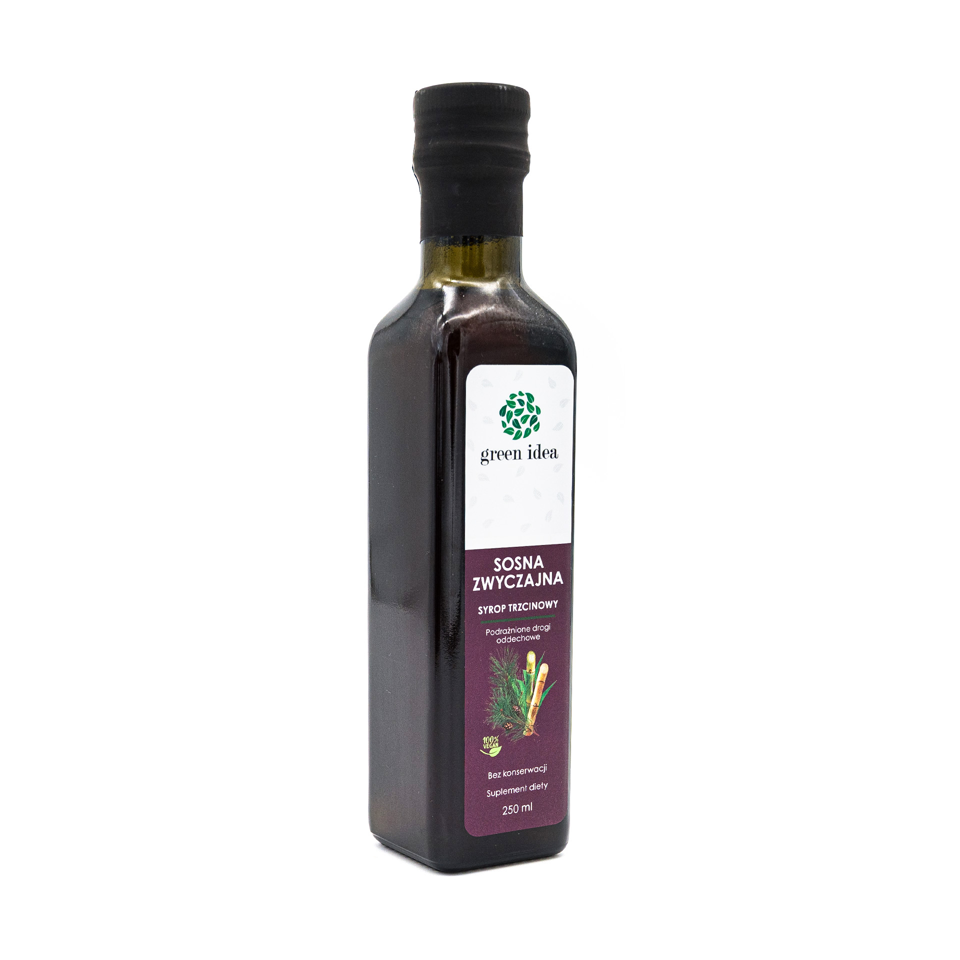 Sosna zwyczajna syrop trzcinowy 250ml
