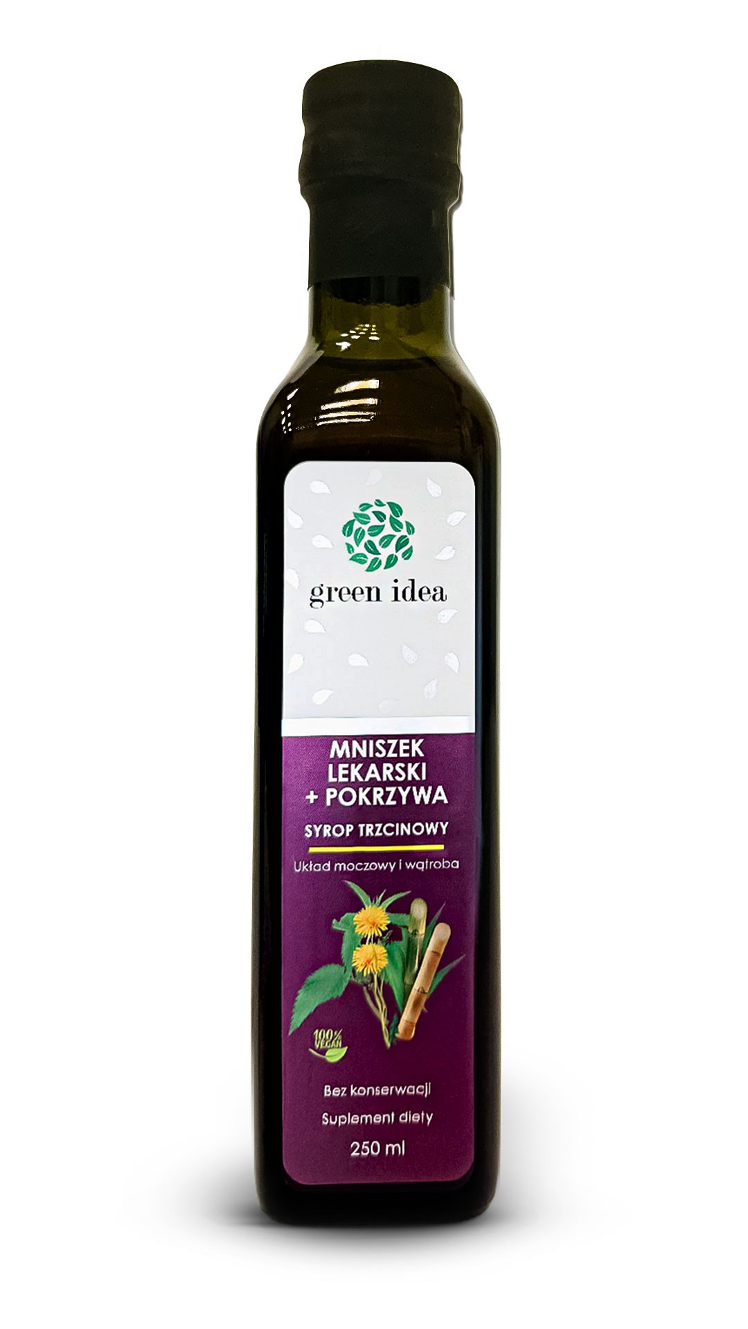 Mniszek lekarski/Pokrzywa syrop trzcinowy 250ml