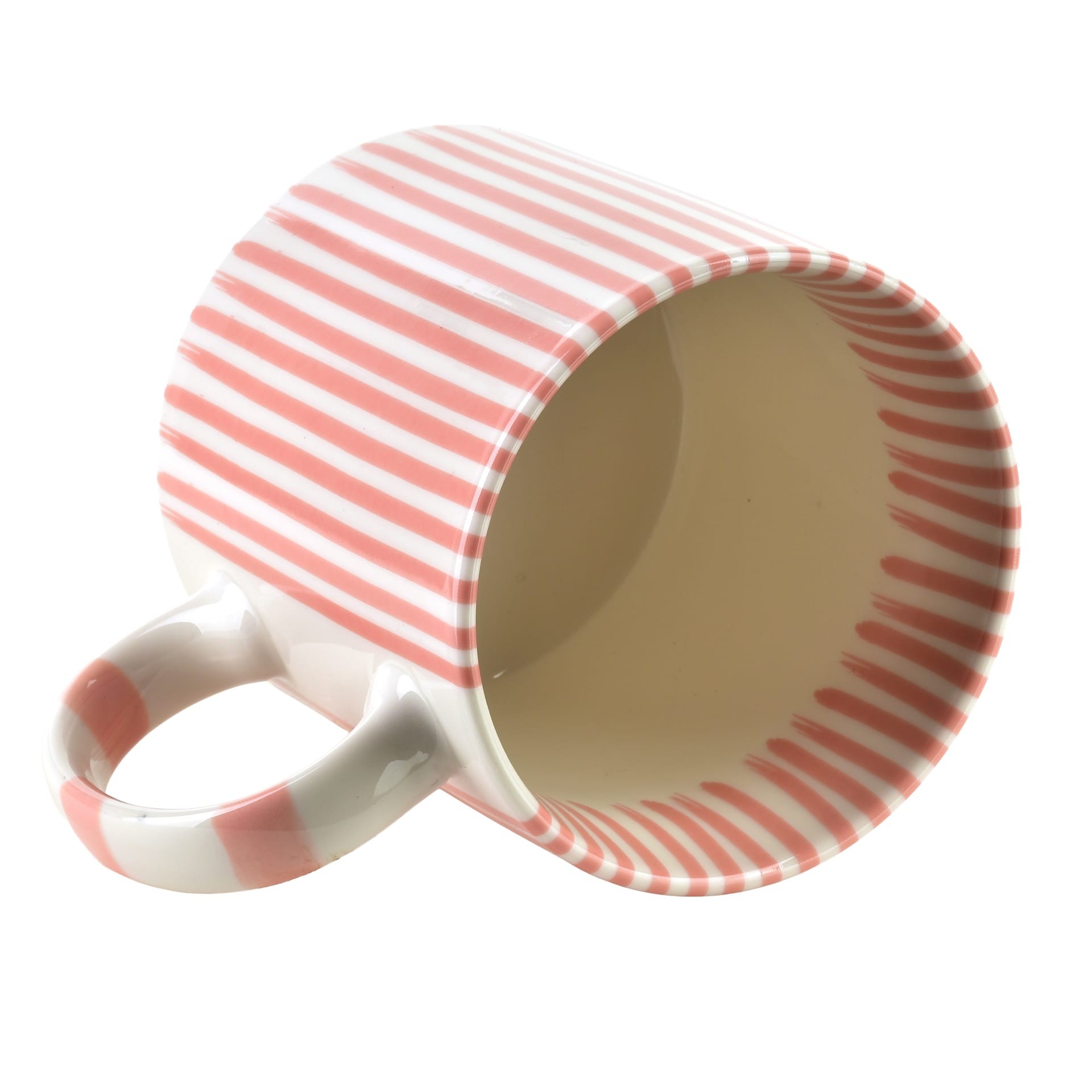 Kubek Ronnie różowe paski - obrazek 2