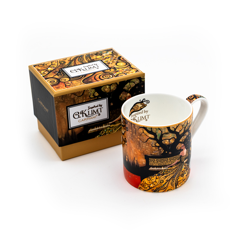 Kubek Klimt Kobieta przy fortepianie