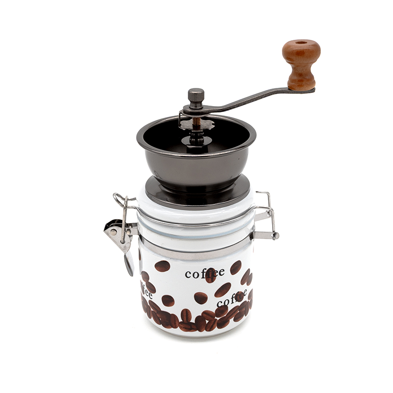 Młynek do kawy biały